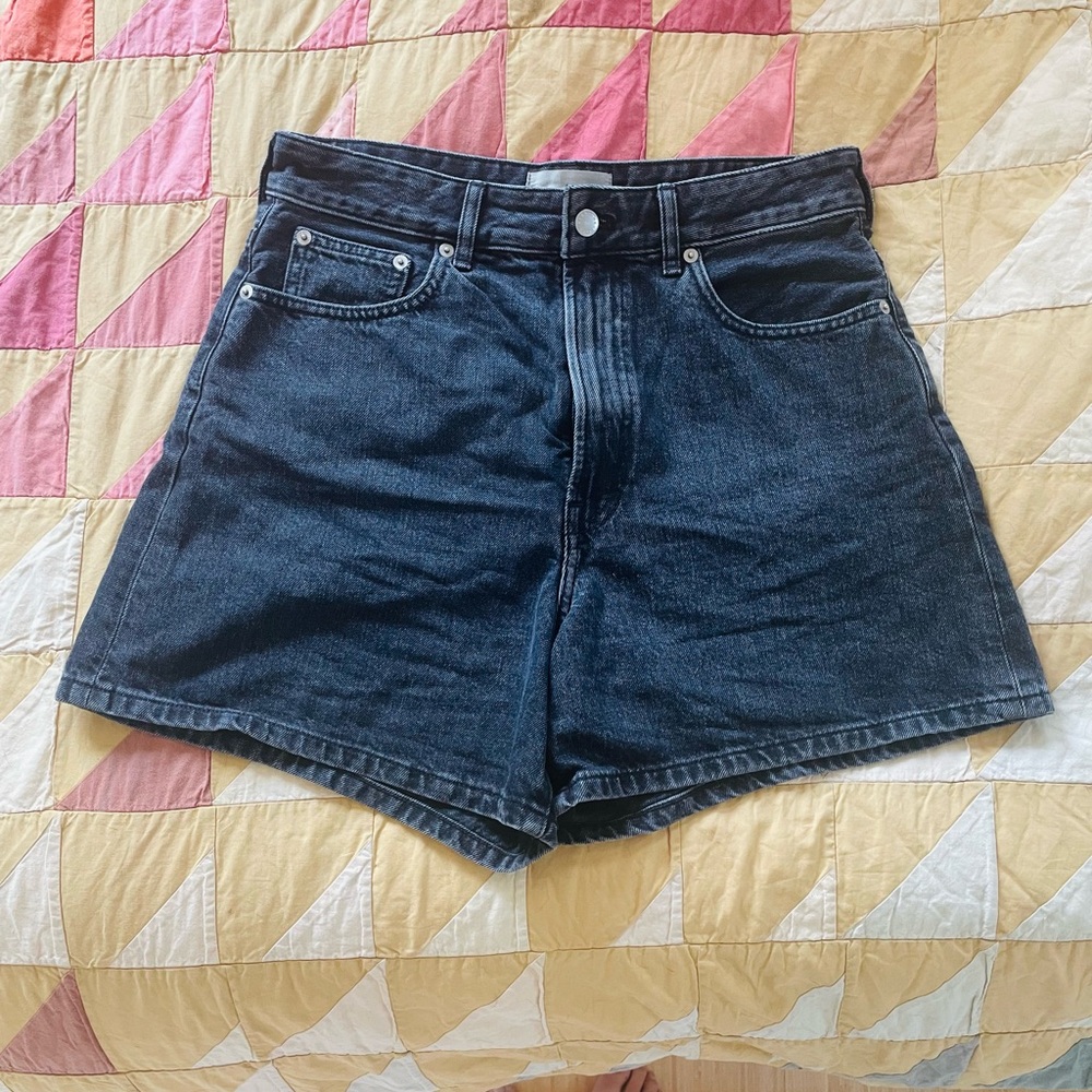 Everlane A-Line Denim Shorts